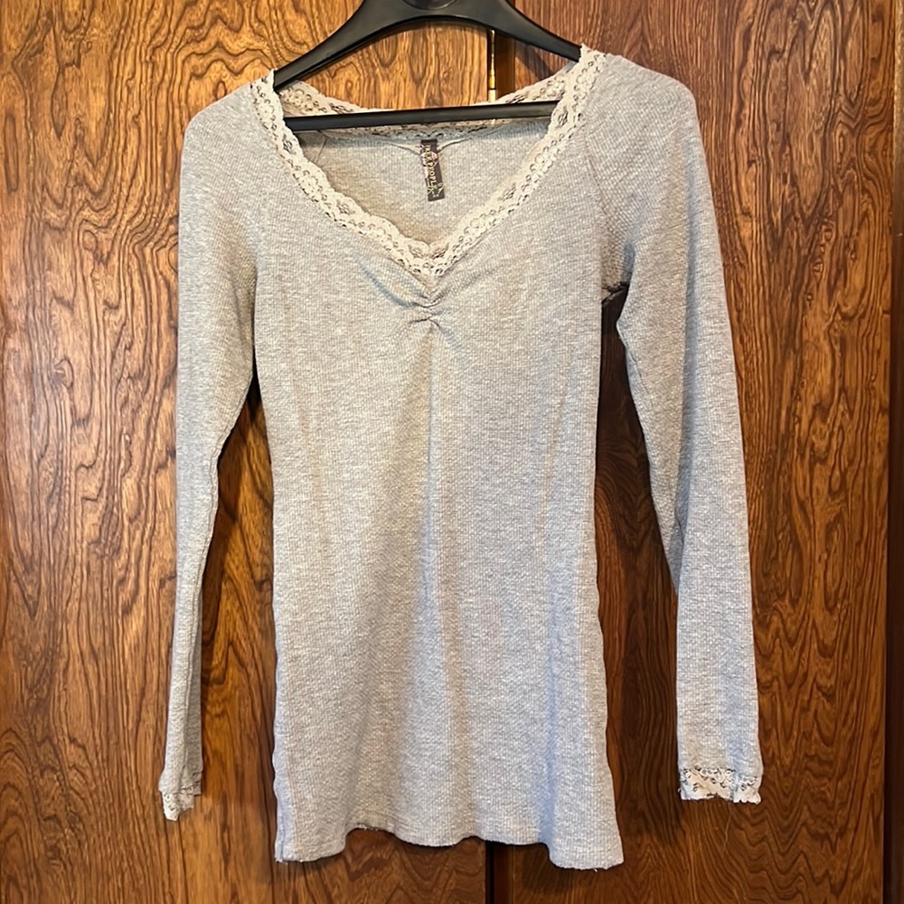 Free People Thermal with Lace
